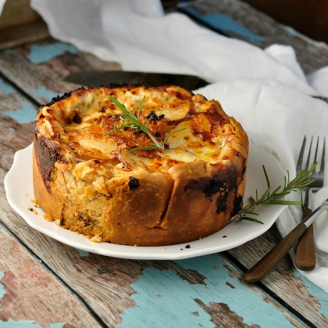 Root Vegetable Rosemary Gratin • Loaves and Dishes