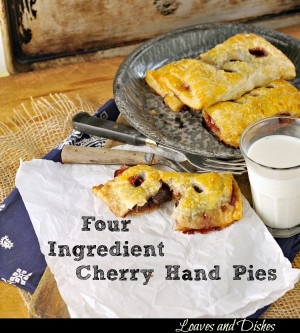 Cherry Hand Pies Pintrest @loavesanddishes