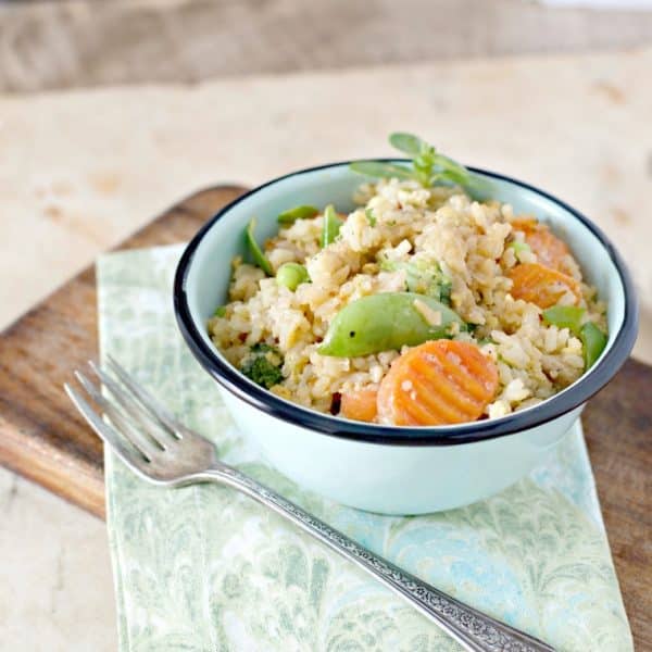 Restaurant Style Chicken Fried Rice • Loaves and Dishes