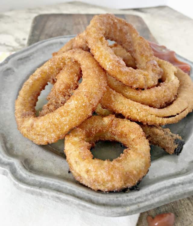 Air Fryer Frozen Onion Rings - Fork To Spoon, Recipe
