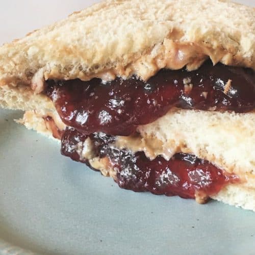 3 Minute Peanut Butter And Jelly Sandwich Loaves And Dishes