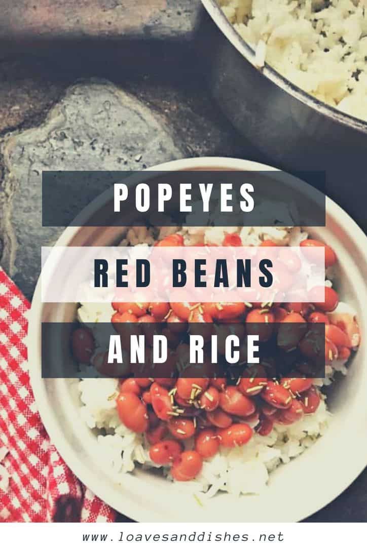 Popeyes Red Beans and Rice Revealed • Loaves and Dishes