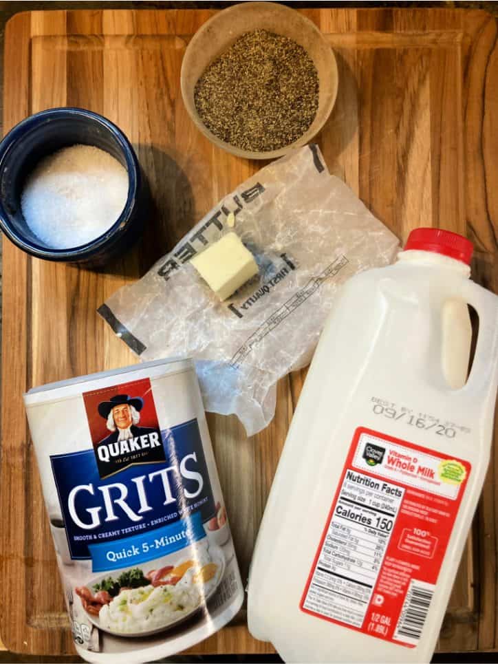 ingredients on cutting board
