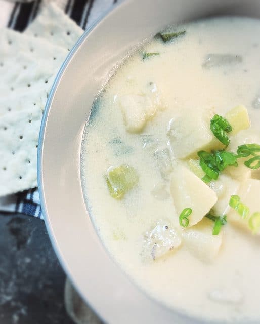 Amish Old Fashioned Potato Soup • Loaves And Dishes