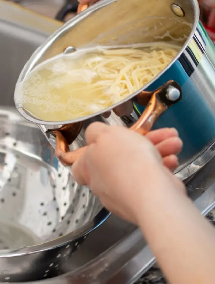 boiling pasta