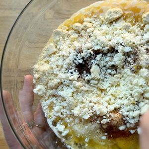 adding cotija cheese to casserole ingredients