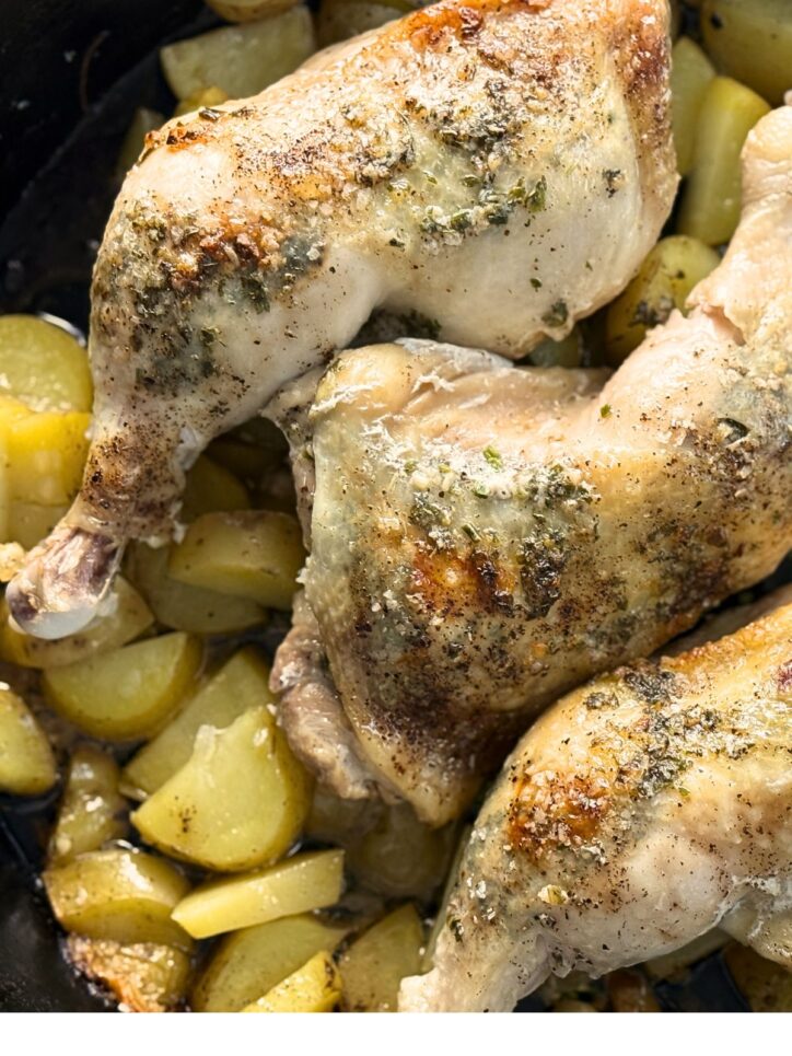 One Pan Chicken and Potato Bake